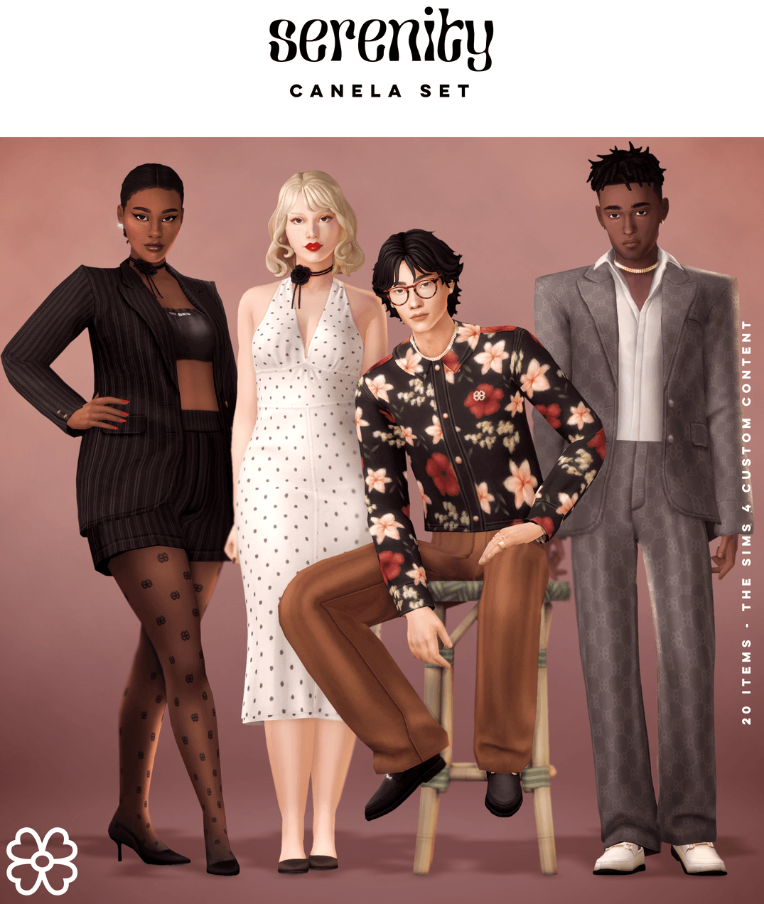 Скриншот мода Набор одежды Canela Set